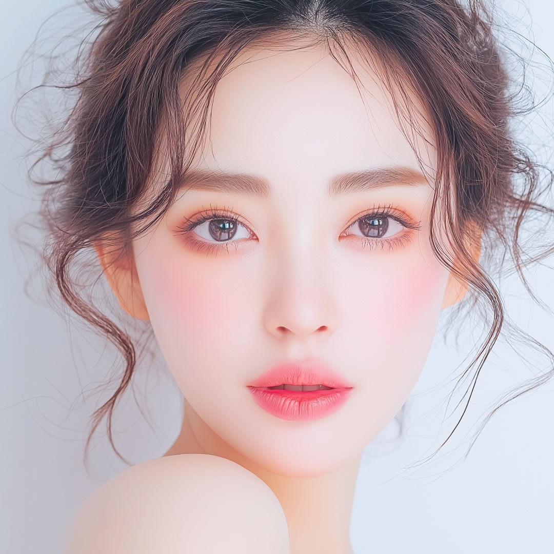 全切開二重術を受けた女性のイメージ