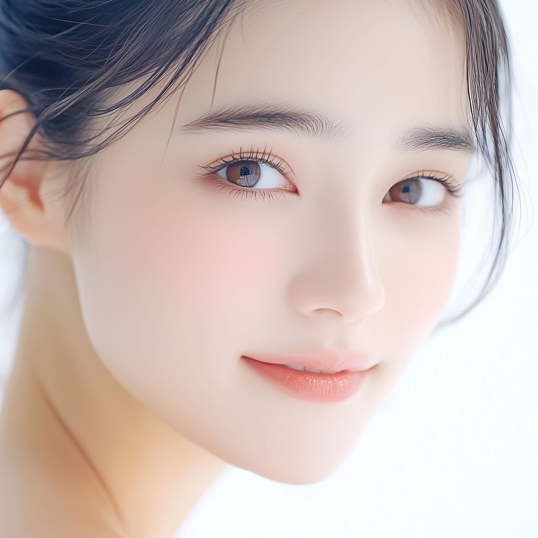 眉下切開を受けた女性