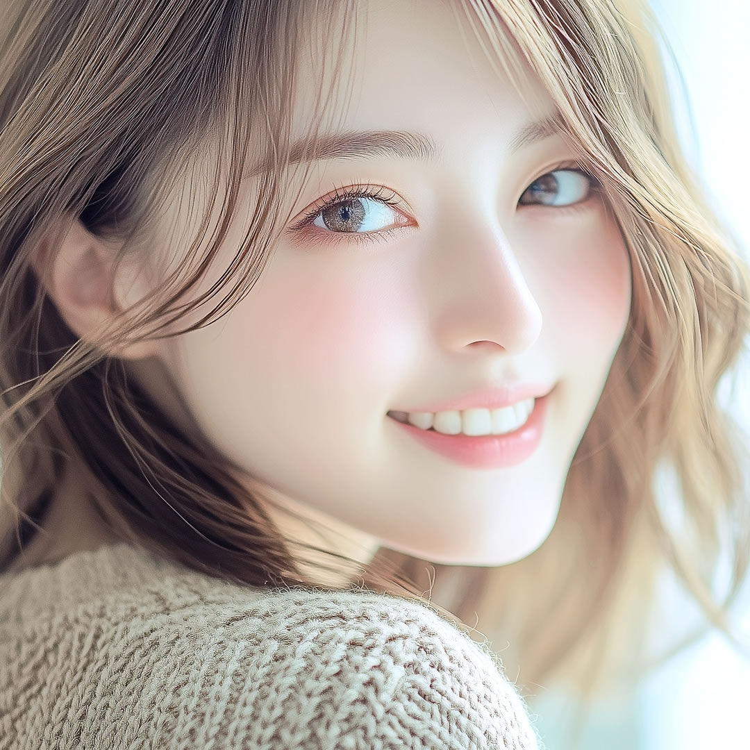 小鼻縮小を受けた女性のイメージ