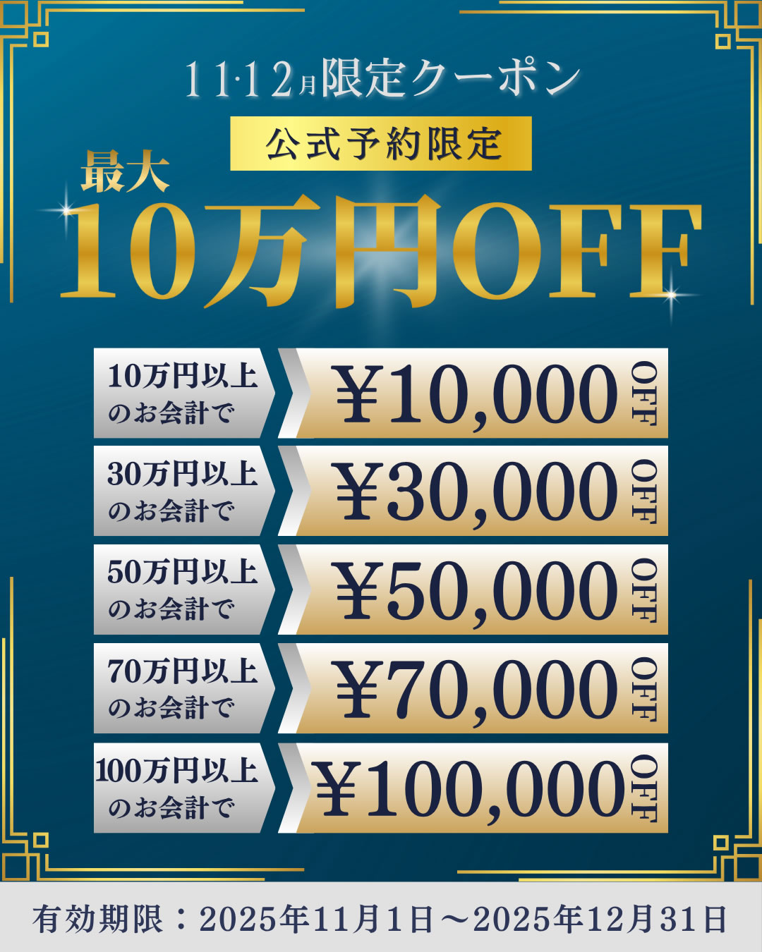 11.12月限定チケット