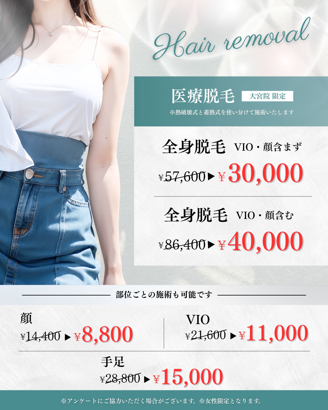 2025年11,12月キャンペーン 医療脱毛