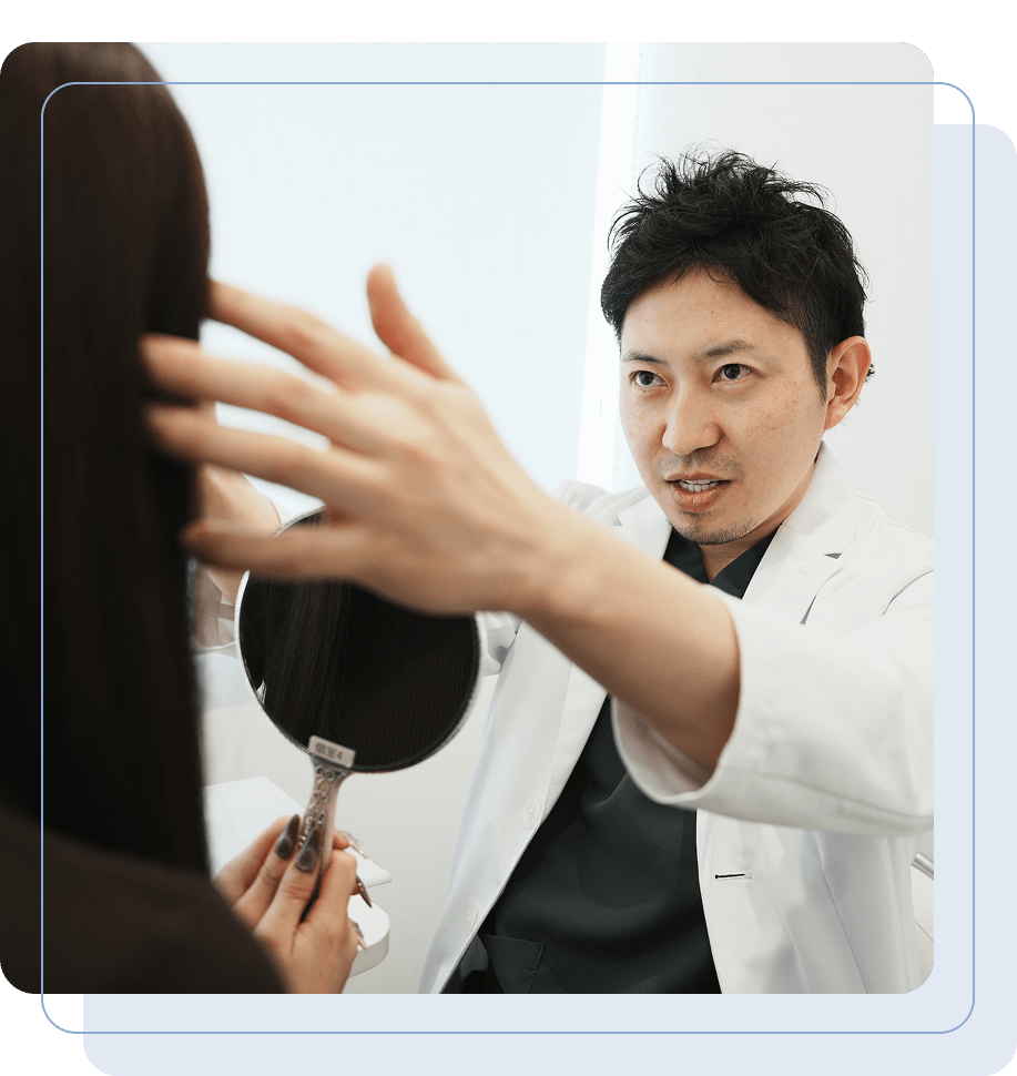 経験豊富な医師による丁寧なカウンセリング